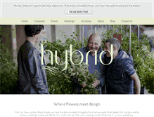Tablet Screenshot of hybridflowers.co.uk